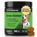Grass Green Dog Chews - Urine Neutralizer עבור Lawn, כלב פיט דשא עוזר ליארד להישאר גרין הכתובת Burn Spots עם Probiotics & Enzymes (Duck)