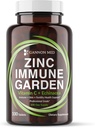 Chelated Zinc 50 מ"ג Immune Garden ויטמין C 800mg Zinc תוספי Echinacea 600 מ"ג עבור Tablet - Immunity + Skin + Reproductive Health מינרלים - Zinc Chelate Immune Booster לילדים ומבוגרים