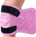 APEXUP Ice Pack for Knee Pain Relief, ראפ גדול לאחר ניתוח, גמיש גל קר Pack for Injuries, Pain Relief for Back, Shoulder, Elbow, Ankle and Leg (Pink, L, 1PK)