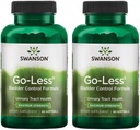 Swanson Go-Less Bladder Control פורמולה - מקדם בריאות וטרינרית ותמיכה בריאה של Bladder - תוספת טבעית למבוגרים עם משאבקין Seed לחלץ - (90 Softgels) 2 Pack