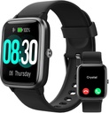 GRV Smart Watch for iOS ו- Android Phones (Answer / Make Calls), Watches for Men Women IP68 Waterified Watch with Heart Rate/Sleep Monitor Steps Calories Counter (Black)