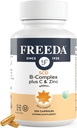 חינםDA שלם B Complex עם ויטמין C & Zinc - SCD משפטי ויטמין B Complex (B1, B2, B3, B6, B12 - 250 קפסולות צמחוניות, מתאים לכל כולל SCD Diet Followers, Daily Health Support תמיכה