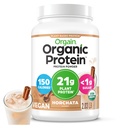 Orgain אורגני אבקת חלבון, Horchata - 21g צמחי מבוסס חלבון, 9g Prebiotic סיבים, נמוך נטו carb, No Lactose Ingredients, לא תוספת סוכר, non-GMO, עבור Shakes & Smoothies, 2.03 lb Carb, No Lactose Ingredients, No הוסיף סוכר, non-GMO, For Shakes & Smoothies, 2.03 lb