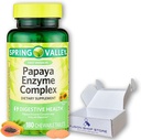 Papaya Enzymes Chewable- Complex Tablets Dietary Supplement, 180 Count (Pack of 1), Boxed by Fusion Shop