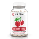 קיבולת Tart Cherry קפסולות - Uric Acid Flush & ניקוי כדי לתמוך Joint & השרירים נוחות עם פלט Raw, non-GMO, Gluten Free, Vegan - 30 Count (1 חודש אספקה)
