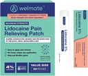 WeLMATE Ultimate Pain Relief Duo: 4% Lidocaine Numbing Patch (30 Ct) ו- 5% קרם Lidocaine (2 Oz)