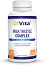Milk Thistle Complex, תוספת כוח 450 מ"ג, תומך בתפקוד Liver בריא, עד 2 מונטה אספקה (60 Non-GMO, Tablet טבעוניים)
