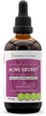 סודות של השבט Acne Secret Alcohol-Free Extract, Tincture, Glycerite Boldo, Corn Silk, Sting Nettle, Alphalfa, Senna Leaf. Skin Clarifying Support (4 Fl Oz)