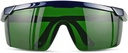 FreeMascot IPL 200nm-2000nm לייזר אבטחה משקפי לייזר טיפול הסרת שיער לייזר ו- Laser Cosmetology Operator עין הגנה עם מקרה (Green)