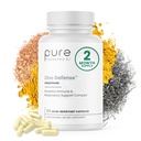 Znc Defense | Zinc + Copper + Quercetin | 60 משרתות בקפסולות טבעוניות | L-OptiZinc & Quercefit Ionophore | Chelated מינרלים | Immune, Gut, & Hormonal Balance Support Support Support Support Support Support