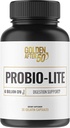 זהב לאחר 50 Probio-Lite - עבור בריאות Gut ו העיכול תמיכה - פרוביוטיקה עבור גברים ונשים - 30 גלטין קפסולות - פרוביוטיקה עבור צרבת Occasional, גז, Indigestion