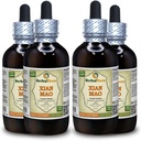 Xian מאו, Curculigo (Curculigo Orchioides) Tincture, אורגני Dried Root אבקת לחלץ (שםBrand: HerbalTerra, המיוצר גאה בארה"ב) 4x4 fl.oz (4x120 מ"ל)