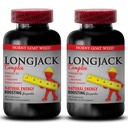 Natural Male Enchantment Pills להגדיל את גודל ואורך - LongJACK Size UP (All Natural Formula) - tongkat ali Extract - ארוך ג 'ק עבור גברים - tongkat ali Complex - 2 בקבוקים 120 קפסולות