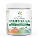 מורשה אורגני Moringa Leaf אבקת 8Oz. USDA מוסמך אורגני. באופן טבעי מגביר את האנרגיה, המטבוליזם והאינטימיות. 100% טהור ורוטב. ירוק מלא מזון. No GMO, Gluten Free