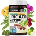 BIO KRAUTER Uric Acid תומך חניכיים - 60 צ'כיות טבעוניות - תמיכה Uric Acid w/Tart Cherry & Chanca Piedra 4:1 Extracts - Natural Kidney w/Milk Thistle ו Turmeric Turmericicial תמיכה w/Tart Cherry & Chanca Piedra 4:1 Extractdra 4:1 Extracts - Natural Kidney