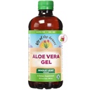לילי של המדבר Aloe Vera Gel, Preservative Free - Whole Leaf Filtered Thicker Consistency Aloe Vera לשתות עם ויטמינים טבעיים, Enzymes for Gut Health, Wellness, Glowing Skin, 32 Fl Oz
