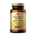 Solgar ויטמין C 500 מ"ג עם Rose HIPS, 100 טבליות - Antioxidant & Immune Support - Total Health - תומך עור בריא ופרקים - Non-GMO, טבעוני, Gluten Free, חלב, כשר - 100 משרתים