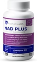 NAD | Advanced Energy & Anti-Aging פורמולה | עם NAD ו-Coenzyme Q10 | תמיכה בבריאות הלב והקוגניאקדמית | 120 קפסולות - 60 יום אספקה