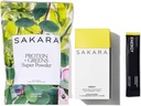 SAKARA חלבון + Greens Super אבקה ואנרגיה Effervescent - אבקת חלבון אורגני וירוקים אבקה, Refined סוכר חינם אלקטרוליט אבקה