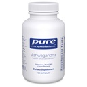 Pure Encapsulations Ashwagandha - 500 מ"ג Ashwagandha לחלץ - Metabolism & Stress Support - Immune Support - GMO חינם & טבעוני - 120 קפסולות