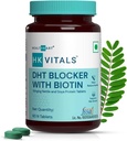 QURA DHT בלוקר עם biotin, Sting Nettle ו חלבון SOYA, עוזר להפחית את השיער Fall, Stimulates שיער צמיחה, אריזה של 60 טבליות