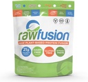 אבקת חלבון Rawfusion- Vegan, Vanilla Bean - 60 משרתות 21g של חלבון צמחי מבוסס, נמוך נטו פחמימות, non-Dairy, Gluten / Lactose חינם, Soy Free, כשר, non-GMO, 4lbs פאונד