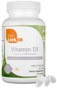 Zahler - ויטמין מתקדם D3 5000 IU Softgels (250 Count) ויטמין Vegetarian Friendly ויטמין D for Immune Support, Bone, שיניים ובריאות השרירים - כל העת D3 ויטמין עבור מבוגרים - Easy Swallow V
