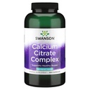 Swanson Calcium Citrate Complex שריר העצם תמיכה מינרלים תוספת 300 קפסולות