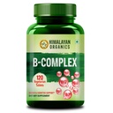 ויטמין B Complex עם 100% RDA B1, B2, B3, B5, B6, B9 & B12 | 120 טבליות Veg