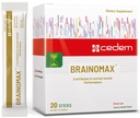 שווייץ BRAINOMAX 20 אבקת Sticks, Brain Booster תוסף, Cherry-Vanilla Flavor עם Citicoline, N-Acetyl-L-Carnitine, Nootropic Brain Supplements for Memory and Focus, תמיכה קוגניטיבית