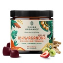 Ashwagandha KSM-66 חניכיים לילדים ולמתבגרים - Pure Organic Root Extracte Ayurvedic Supplement Gummy - Focus Mood Support להגביר את כוח האנרגיה של 600 מ"ג של KSM66 טבעי עבור Absorption העליון