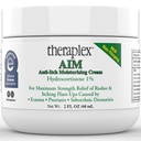 Theraplex AIM - Anti Itch Cream (2 oz) - 1% hydrocortisone עבור Itchy Skin הקלה, קרם לחות עבור אקסמה, Seborrheic Dermatitis. בטוח לילדים Relieves Itchy Skin עם כוח מקסימלי.