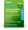 טיפול בסיסי 24Hour Allergy הקלה Nasal Spray, Fluticasone Propionate (Glucocorticoid), 50 mcg, כוח פרס מלא, non-Drowsy, 0.62 floz (Pack of 1)
