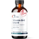 עיצוב בריאות ויטמין B6 נוזלי - 50 מ"ג B6 עם Magnesium Chelate + Zinc תוסף - Absorbs בקלות + Great Tasting Raspberry Flavor (24 מנות / 4 Fl Oz)