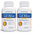 Gut Alive - All Natural Support to Fight IBS, Heartburn, Acid Indigestion, Acid Reflux, Bloating & Gas.comtion ייחודי (60 Count)