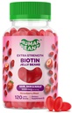 ביוטין Jelly Bean Gummy ויטמינים, תוספת כוח ביוטין לשיער, עור וציפורים, 5000mcg לכל המשרת, ויטמין שיער עבור גברים ונשים, 120 Strawberry Blast Jelly Beans, כשר כשר כשר