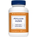 ויטמין Shoppe Psyllium Husks - Plantago Ovata סיבים אשר תומך סדירות ו Cholesterol בריא, 840 מ"ג לשרת - Gluten חינם (600 קפסולות)