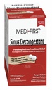 מוצרים בינוניים ראשון 80933 Sinus Decongestant, 100-Packets של 1 (Packaging עשוי להשתנות)