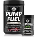 PMD Sports Ultra Pump Fuel Insanity - Pre Workout - צ'רי סליקוש (30 משרתים) ספורט אומגה חותכת את העלית שומן התרמיאוגני (90 Softgels)