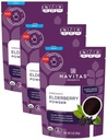 Navitas Organics Elderberry אבקה, 3oz Bag, 28 משרתים - אורגני, non-GMO, 100% Whole Elderberry אבק עבור Immune Support (Pack of 3)