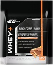 EC Sports Whey+ אבקת חלבון, שוקולד Peanut Butter Mix w/Digestive Enzymes - Isolate תוסף, Collagen Peptides w/Swift Reform - 30 משרתים