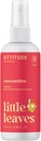 AtTITUDE Hand Sanitizer Spray for Kids & Adults, EWG מאומת, גודל נסיעות, Dermatological Tested, Plant and מינרלים Based, טבעוני, מנגו, 3.5 Fl Oz (Spray Bottle)