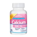 המאה ה-21 Calcium Plus D Caplets, 500 מ"ג, 90 Count, Pack of 1