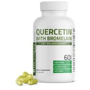Bronson Quercetin עם Bromelain 2 ב 1 בריאות תמיכה, Non-GMO, 60 קפסולות