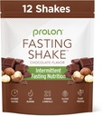 Prolon I לסירוגין שתייה מהירה לערבב | Fasting Shake for I לסירוגין מהירינג | ויטמינים, סיבים, חלבון צמחי, סופר מזון | Keto, טבעוני, Gluten Free, Free | שוקולד, 12 Packets