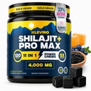 KLEVIRO 30:1 Shilajit חניכיים לגברים | 78% Fulvic Acid | 11-in-1 Complex with Ashwagandha, Tongkat Ali, Manuka Honey, Rhodiola, Lion's Mane | No added Sugar | GMP Certified & Lab Tested Tested Tested