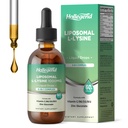 Liposomal L-lysine 1000MG Liquid Drops, Lysine Supplement for Women & Kids with Vitamin C, B6, D3, B12 & Zinc Gluconate, Skin & Lip Health, Immune & Collagen Production Support, Lemon Flavor, 2 fl oz