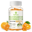 Glucosamine Chondroitin Gummies עם MSM & Elderberry תוספת כוח - תמיכה משותפת, Antioxidant Immune תמיכה תוסף למבוגרים, גברים ונשים. כתום כתום