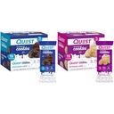 Quested Cookies Twin Pack, עוגת שוקולד 16 עוגיות ועוגות יום הולדת 16 עוגיות, 1g Sugar, 10-11g חלבון, 2g Net Carbs