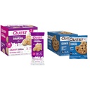 חבילות יום הולדת קובצי Cookie של Twin Pack 1g Sugar 10g חלבון 2g Net Carbsten Gluten 8 Count & Chocolate Chip Protein